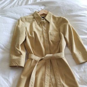 GAP real suede dress with belt